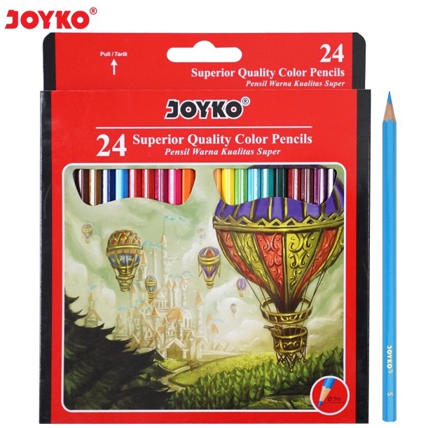 

Super Rating Pensil Warna Joyko 24w CP11