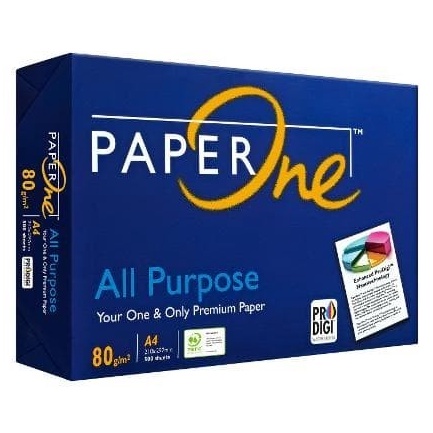 

Garansi Tukar Baru Termurah Kertas Fotocopy Print HVS A4 8 gr PaperOne Rim