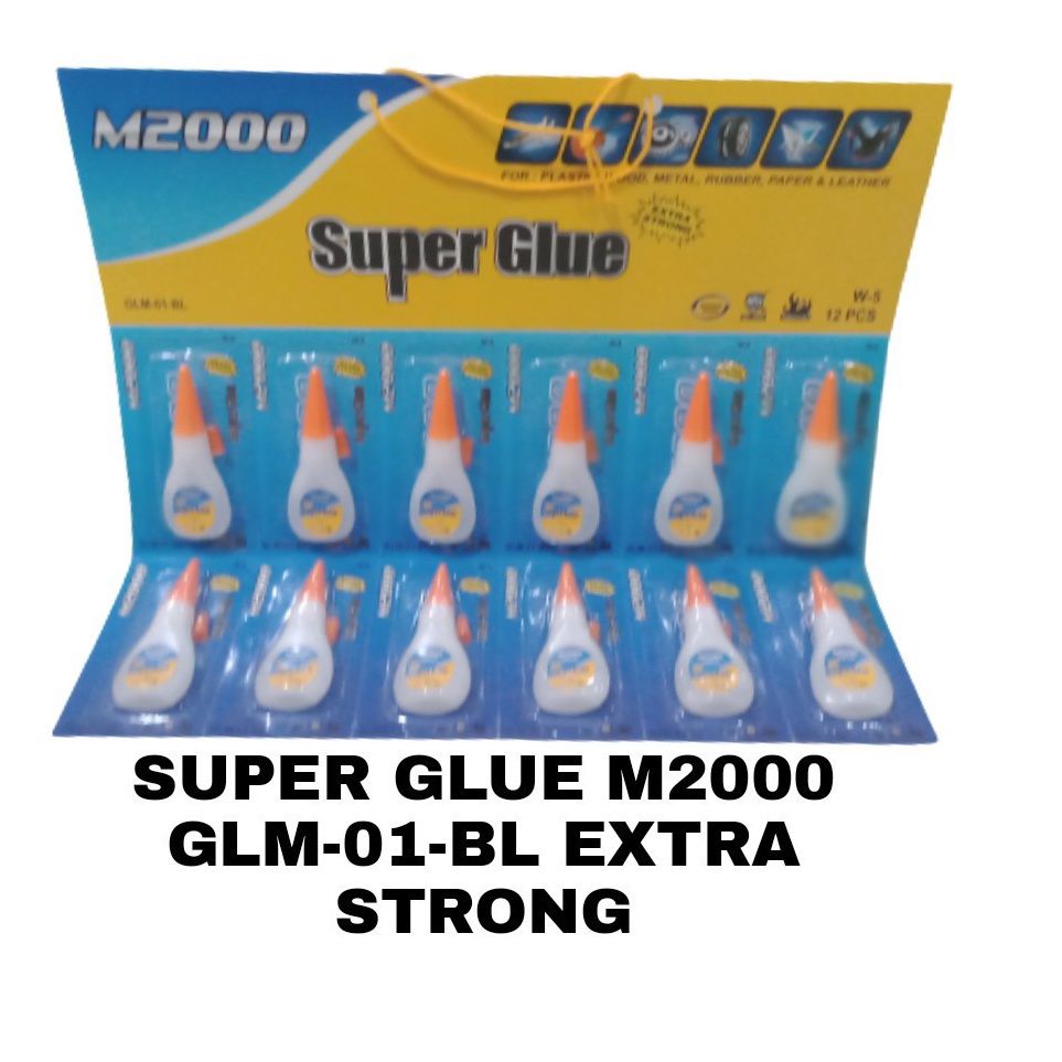 

Grosir Terupdate 12 PC Lem Super Glue M2 Multi Purpose Instant Adhesive