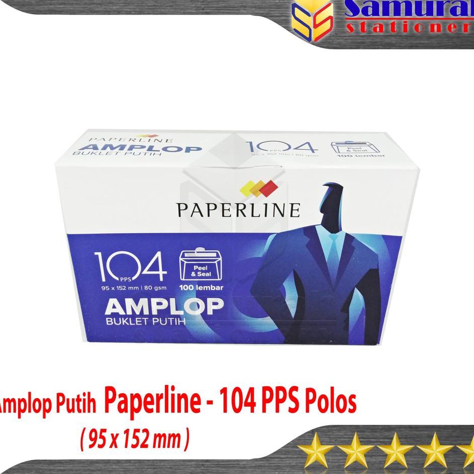 

Best Product Amplop Kertas Putih Polos Paperline 14 pps isi 1 95 x 152 mm isi 1 8 Gsm Kecil