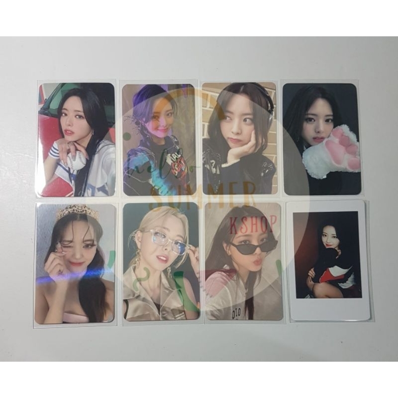 Itzy Yuna Guess Who Checkmate Chesire Kill My Doubt PC Photocard
