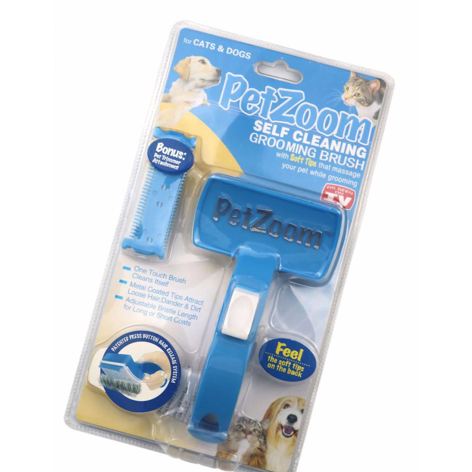 Dijamin Ori Pet Zoom Sisir Kucing Sisir Anjing Sisir Hewan Peliharaan Sisir Anjing  Kucing Pet Brush