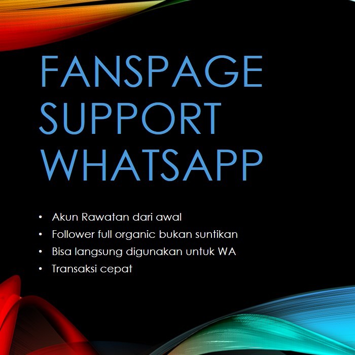 Fanspage support Whatsapp