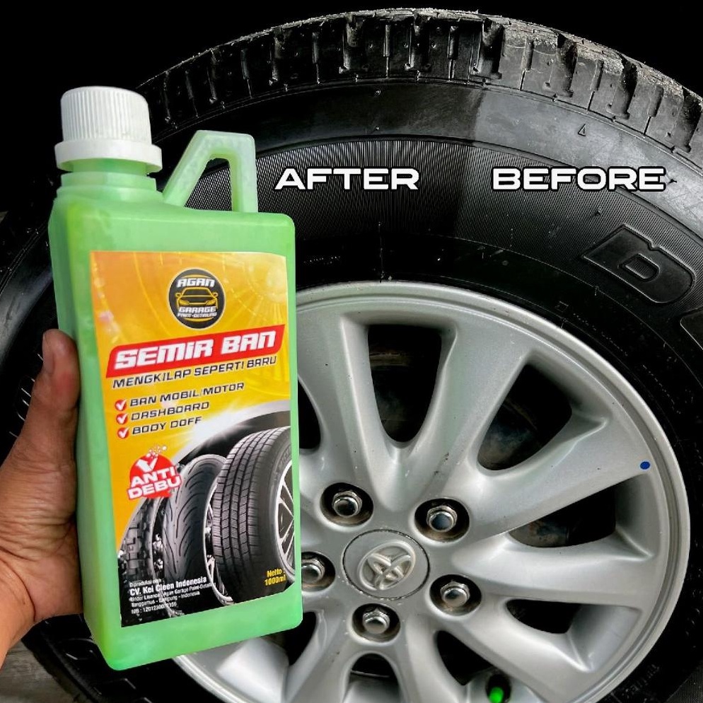 GARASI AGAN  KOSENTRAT SEMIR BAN  SEMIR BAN TERBAIK  Semir Dashboard  Semir Body Doff Semir Ban Mobi