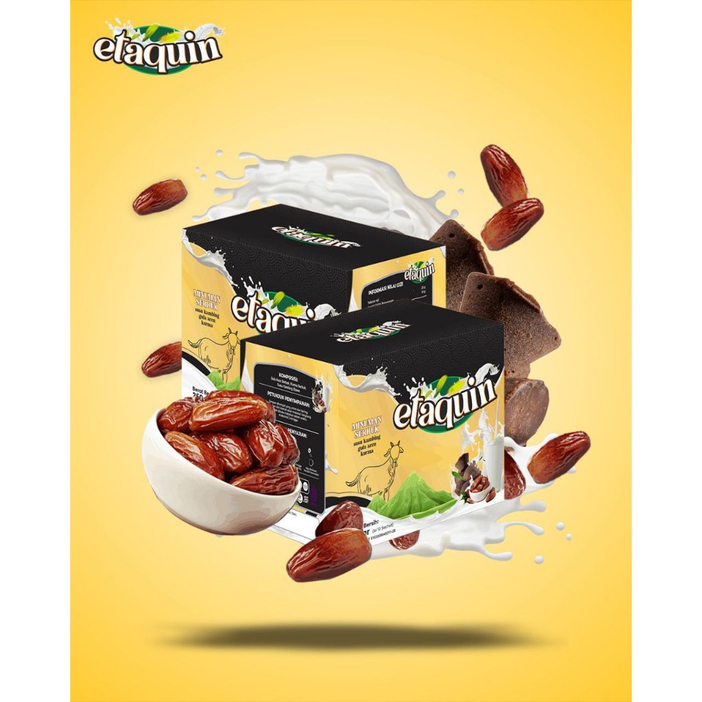 

ETAQUIN - Susu Kambing Etawa Murni Gula Aren Kurma Sachet