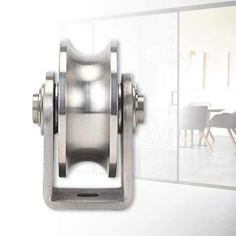 16MM Bearing Detachable Grooved Wheel U Groove Pulley U Groove Pulley Stainless Steel