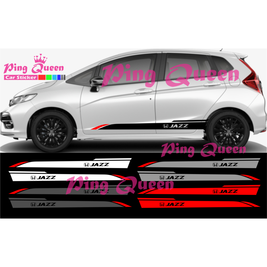 CUTTING STICKER MOBIL JAZZ STICKER LIST MOBIL HONDA JAZZ