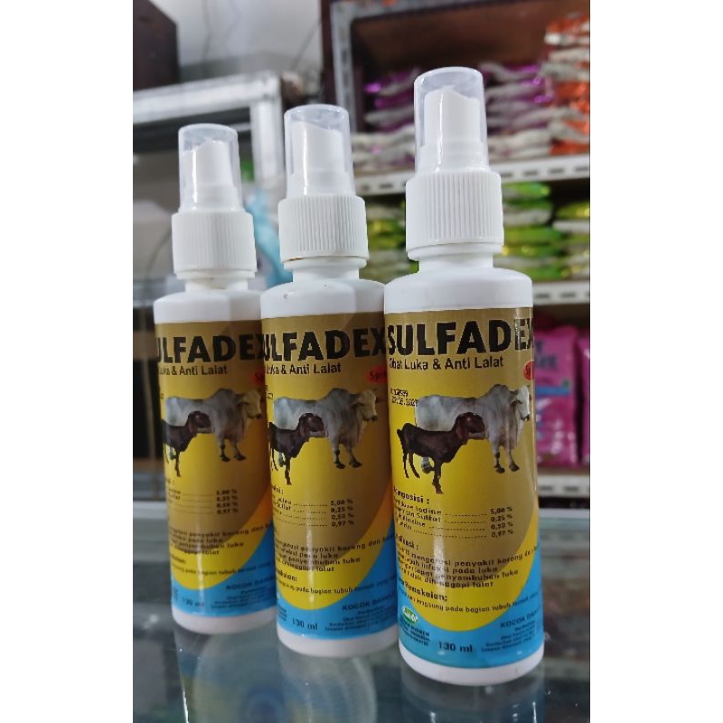 Sulfadex Obat gudik sapi obat gatal koreng kambing obat kurap hewan Obat Luka dan anti lalat sapi da