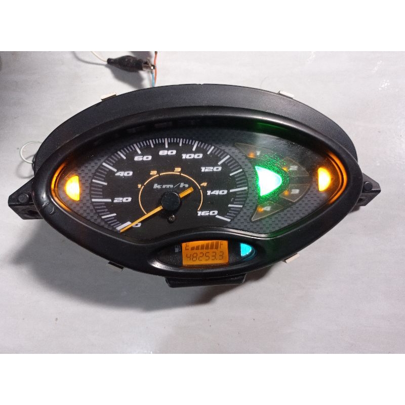 speedometer motor Honda karisma D soket putih SECOND original semua normal fungsi siap pakai