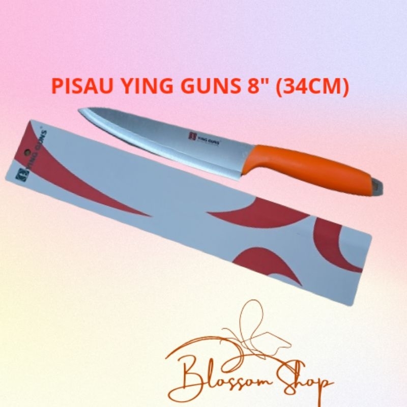 Pisau Dapur Sayur Buah Daging Ying Guns 8" inch / Kitchen Knife Ying Guns 34 cm