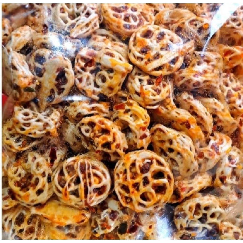 

kerupuk seblak kering rafel