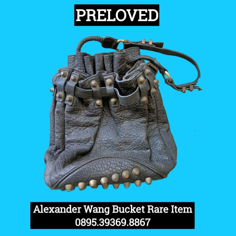 TAS PRELOVED ALEXANDER WANG BUCKET RARE ITEM