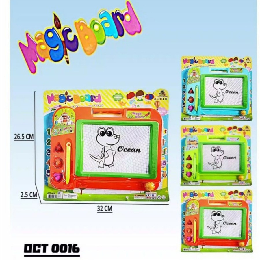 

mainan edukasi papan tulis - Drawing magic board