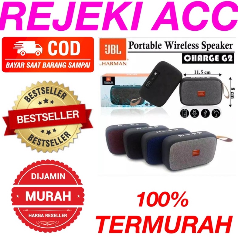 D6 New  Speaker Bluetooth Portable Charger  G2  BT JBL Stereo Extra Bass Kotak 164