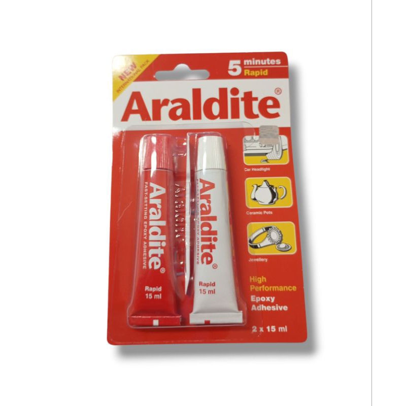 

7lekkar - lem besi araldite 5 menit epoxy adhesive original