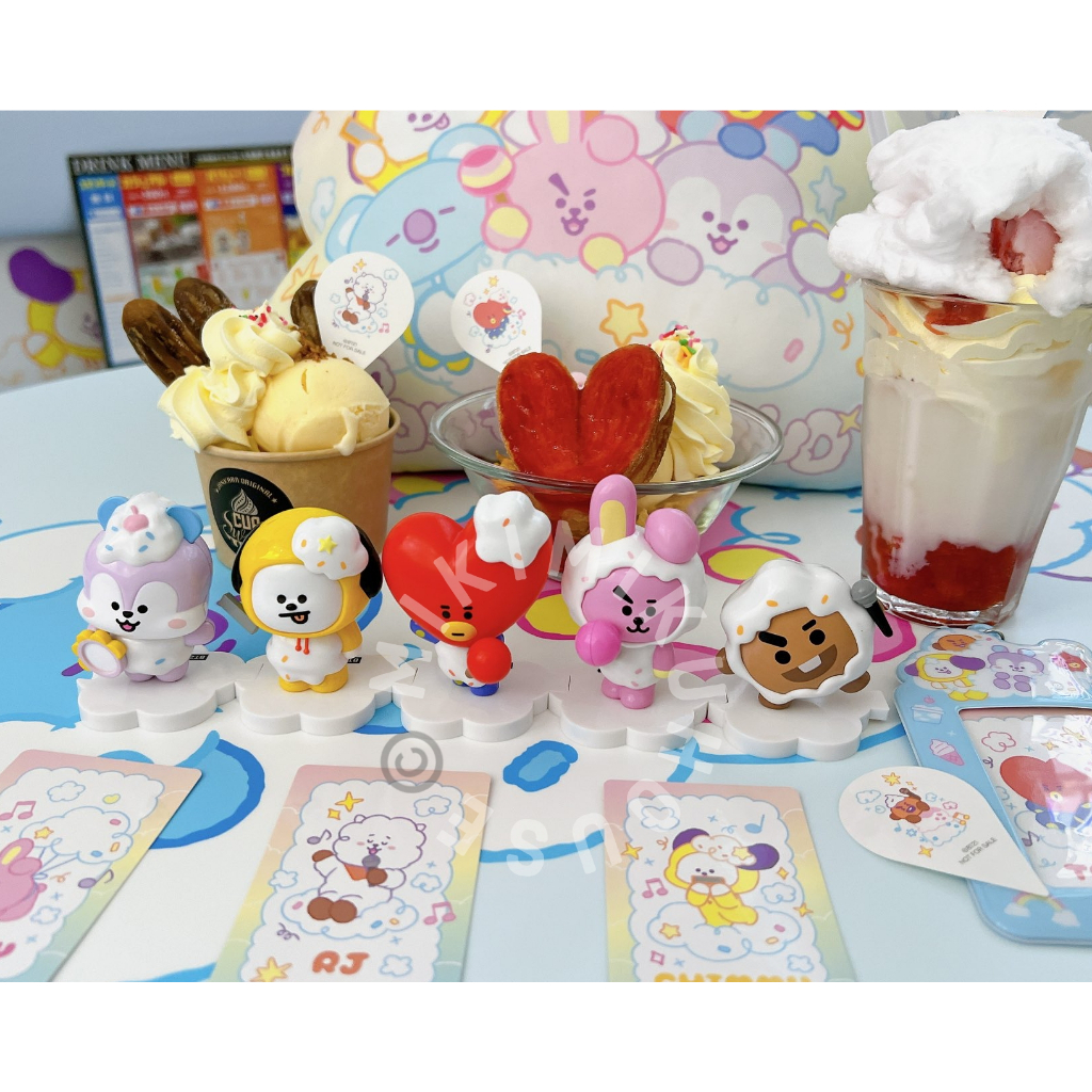 2024 BT21 LIMITED EDITION ON THE CLOUD JAPAN JEPANG FIGURE PHOTOCARD HOLDER CARD PHOTO CARD CASE KEY