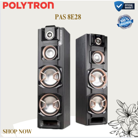 POLYTRON SPEAKER AKTIF PAS 8E28 SPEAKER/PAS8E28/PAS-8E28/PAS 8E28/POLYTRON SPEAKER ORIGINAL GARANSI