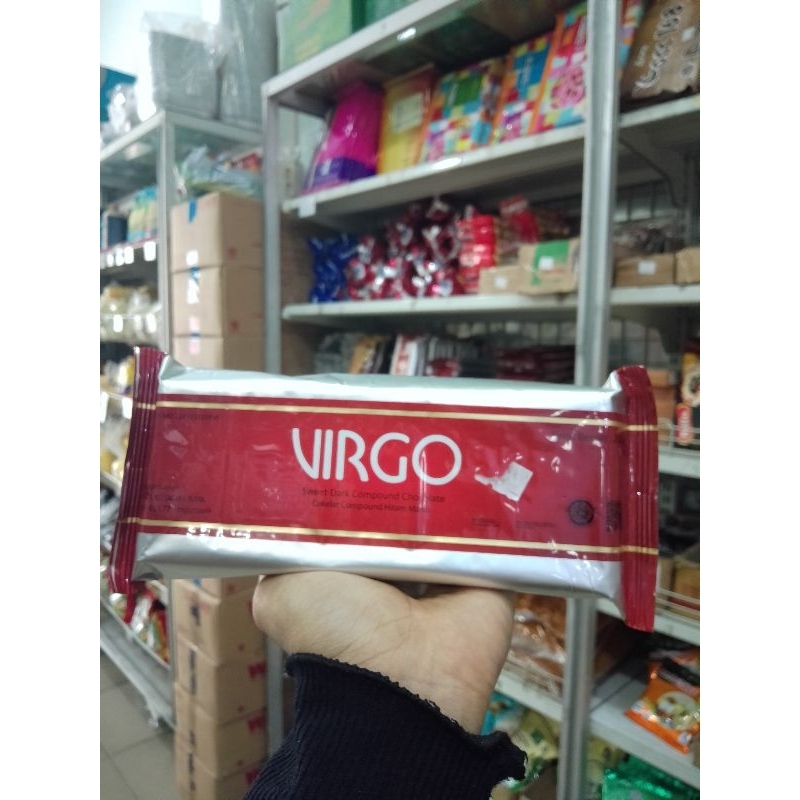 

virgo sweet dark compound chocolate/ coklat batang hitam manis 250gr