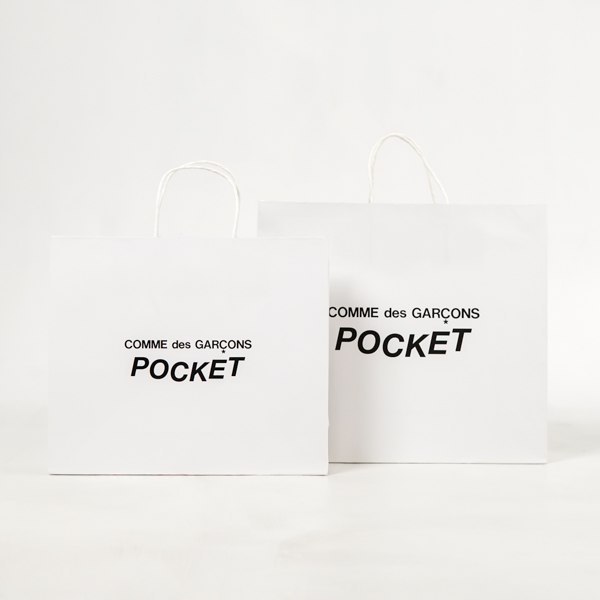 

Tas PAPER BAG CDG WHITE 100% ORIGINAL