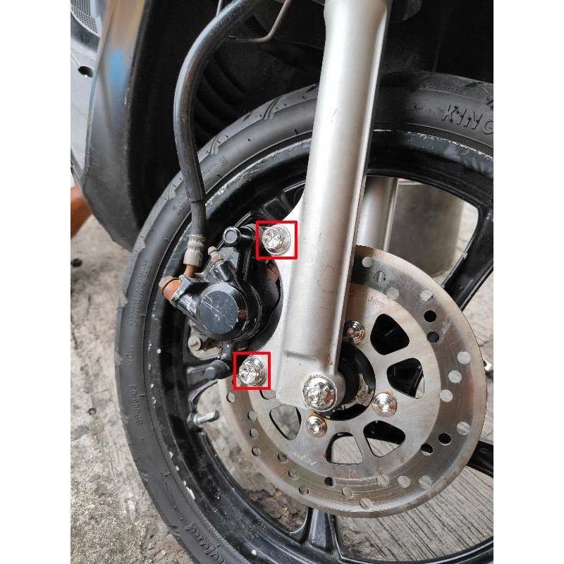 Baut  breket  caliper standar Mio J, Mio ,GT 125 , M3 * dutavariasi1970 *-2