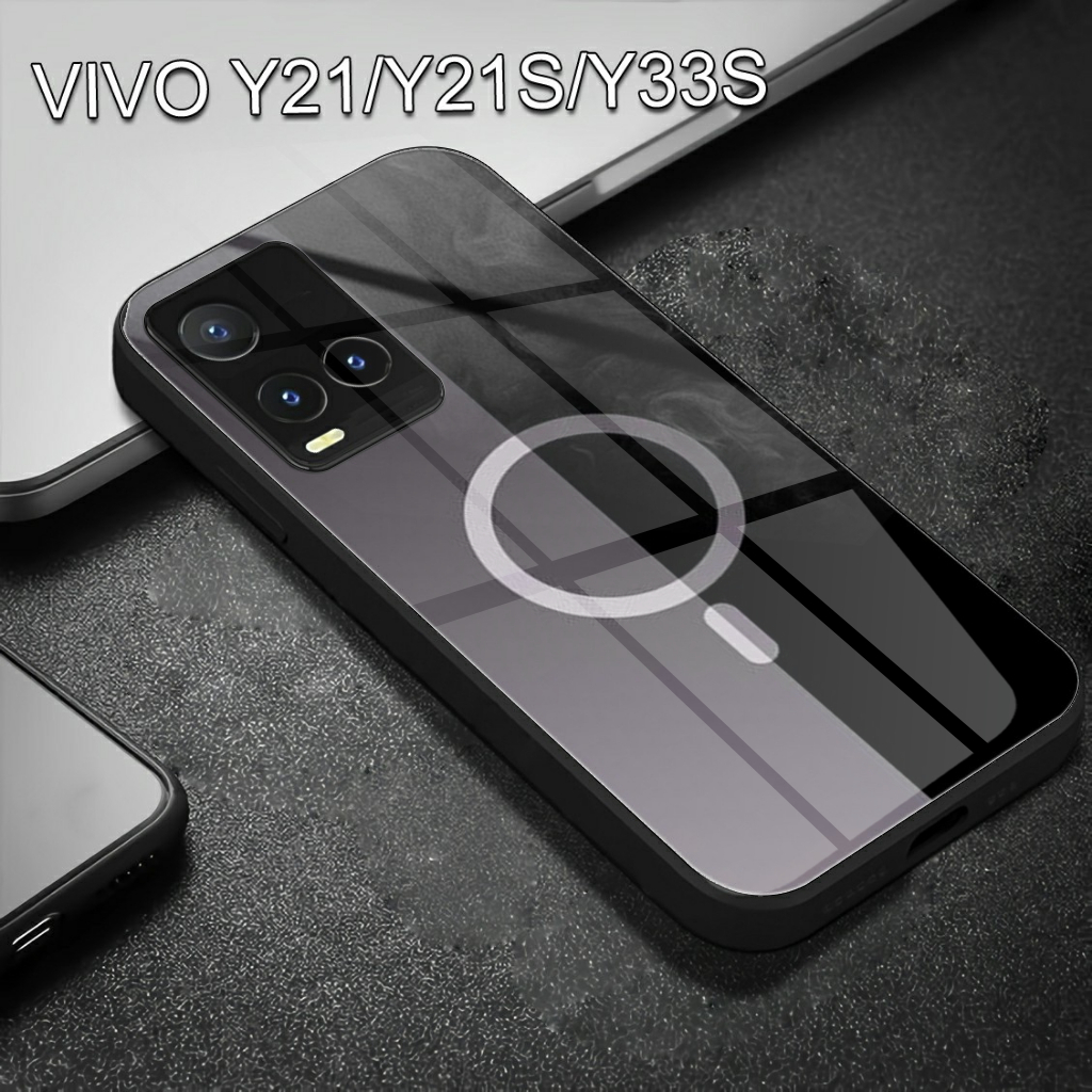 SoftCase Glass Kaca VIVO Y21,Y21S,Y33S SoftCase Glass Casing HP VIVO Y21,Y21S,Y33S (H01)