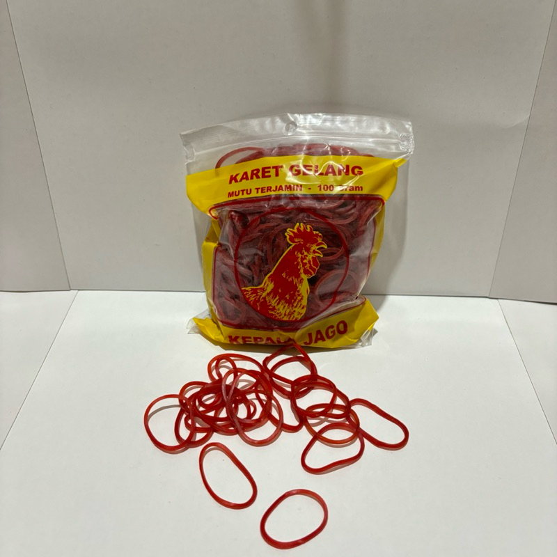 Karet Gelang Merah Kecil