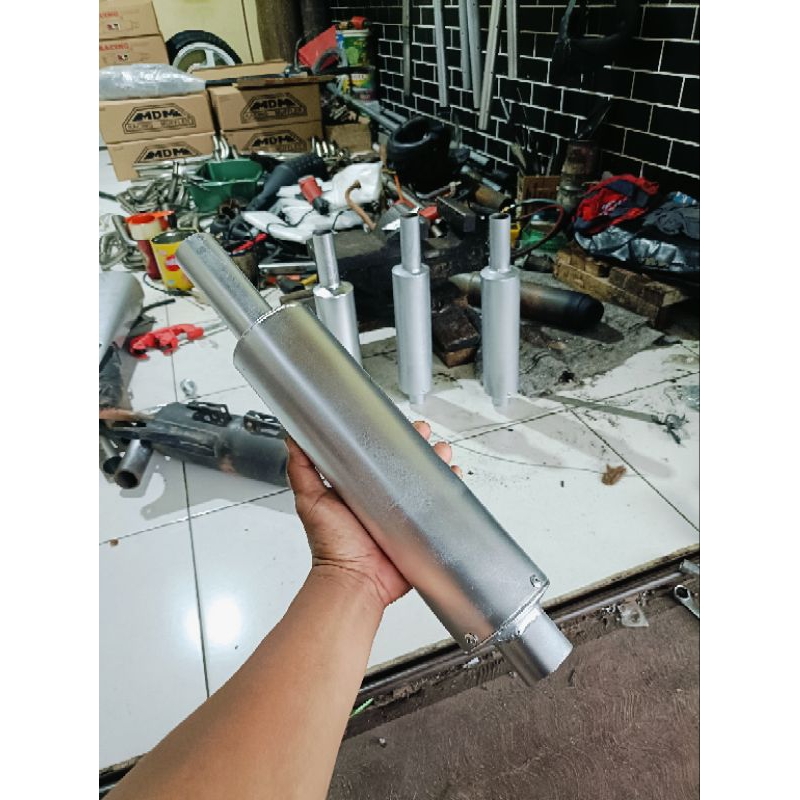 tabung kondoman knalpot copy CMS untuk MDM, ZRC, DR Pro, DR Sound, WRC, TZM