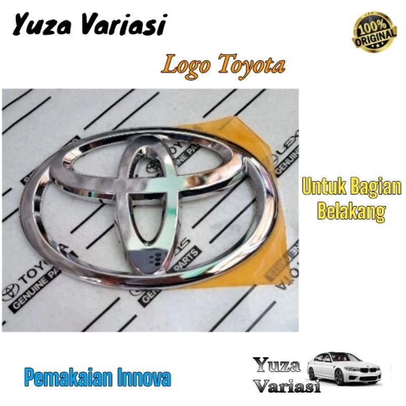 EMBLEM LOGO TOYOTA INNOVA BELAKANG BAGASI TOYOTA INNOVA
