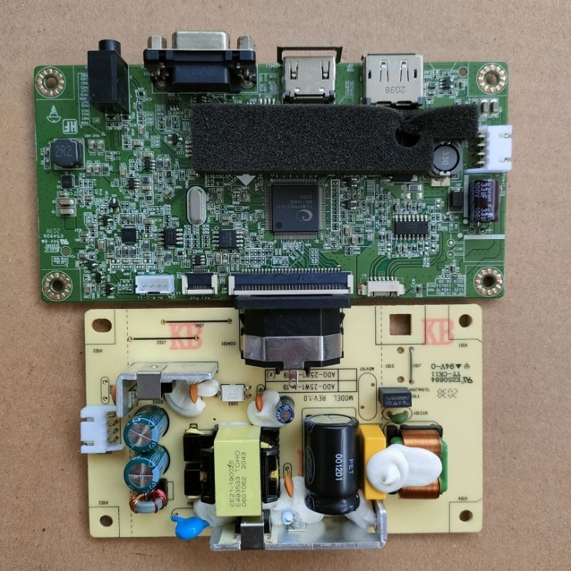 mainboard mobo mb psu monitor HP 24MH display