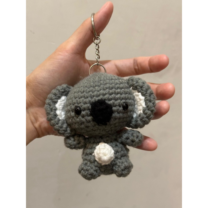 Gantungan kunci rajut || Koala keychain
