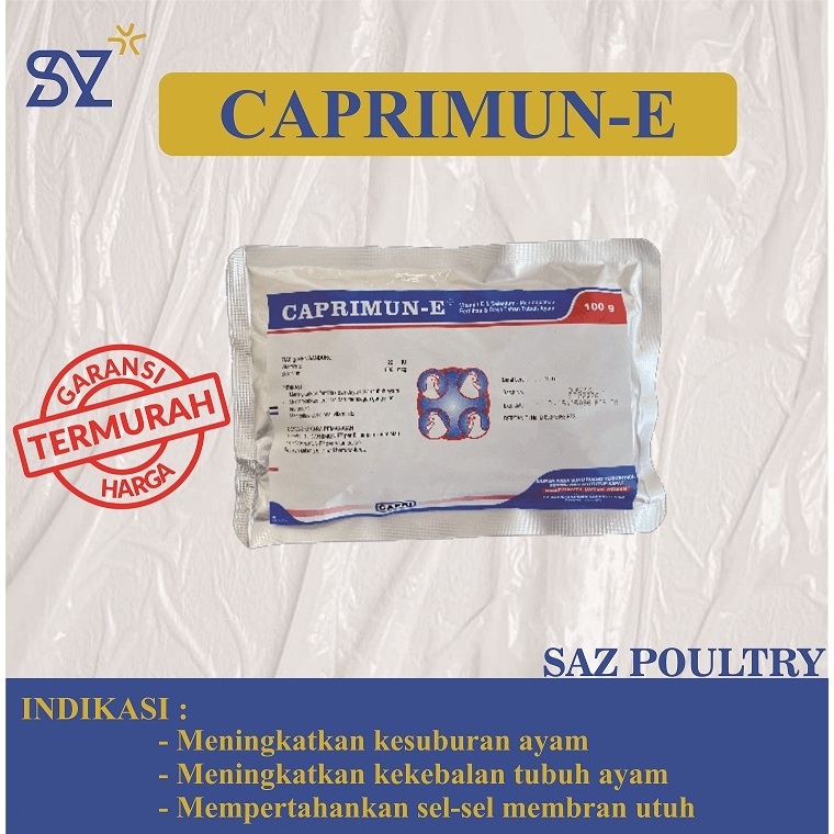CAPRIMUN E Vitamin E Selenium Hewan Unggas Ayam CAPRIMUN-E