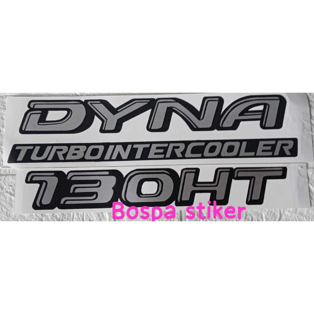 STIKER MOBIL DYNA TURBO INTERCOOLER 130HT