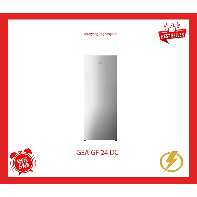 FREEZER GEA 6 RAK 189 LITER 194 WATT STATIC COOLING - GF 24 DC