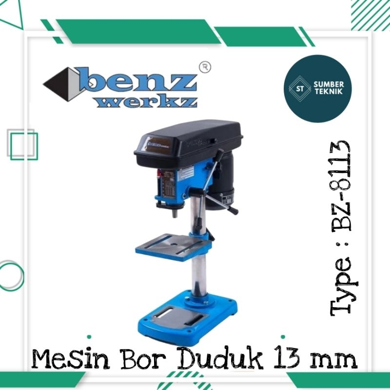 BENZ WERKZ BZ 8113 Mesin Bor Duduk 13 mm Bench Drill Listrik 13mm