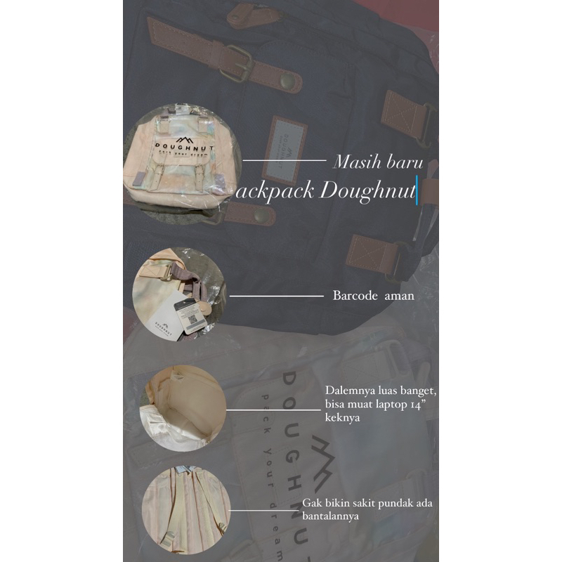 tas Backpack doughnut