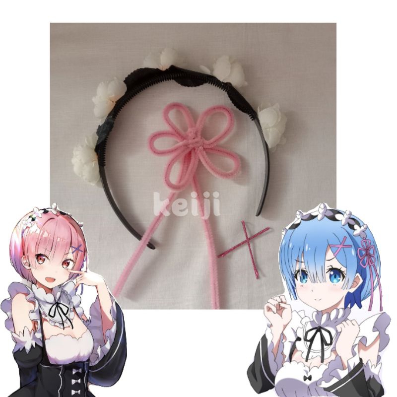 *READY* Bando Ram & Rem COSPLAY/ Accessories RamRem cosplay Bando