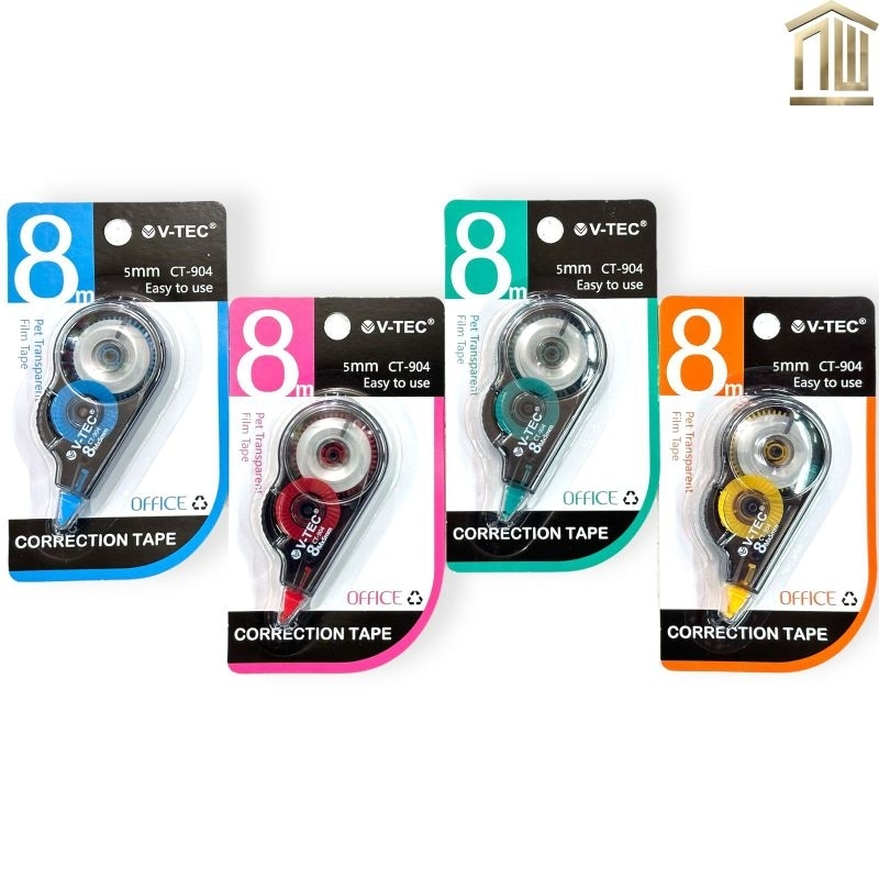 

Correction Tape/Tip X Kertas CT - 904 V-tec