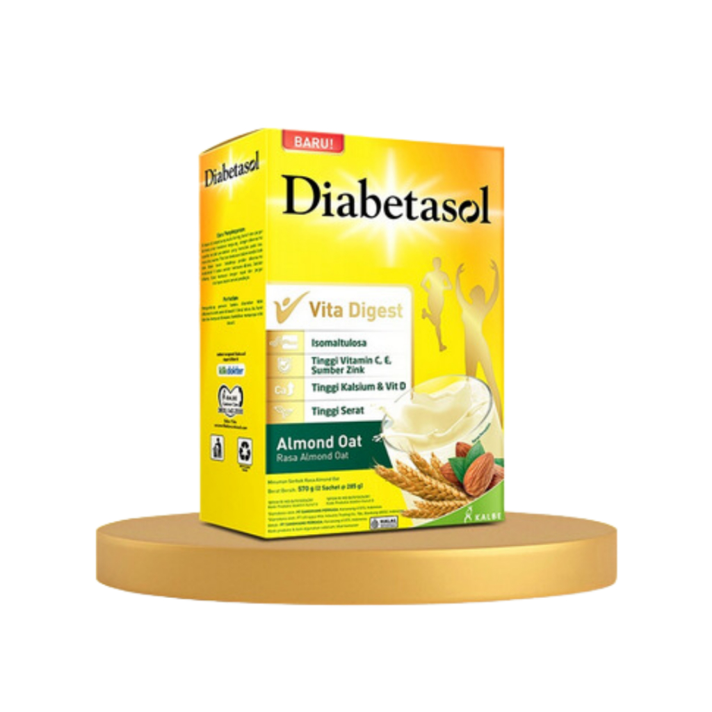 

DIABETASOL ALMOND OAT 570 G SUSU NUTRISI KHUSUS DIABETES