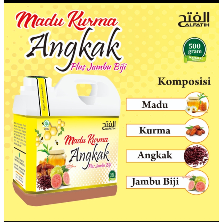 

Madu Angkak Kurma Plus Jambu Biji 500 gram - Sari Kurma Madu Angkak