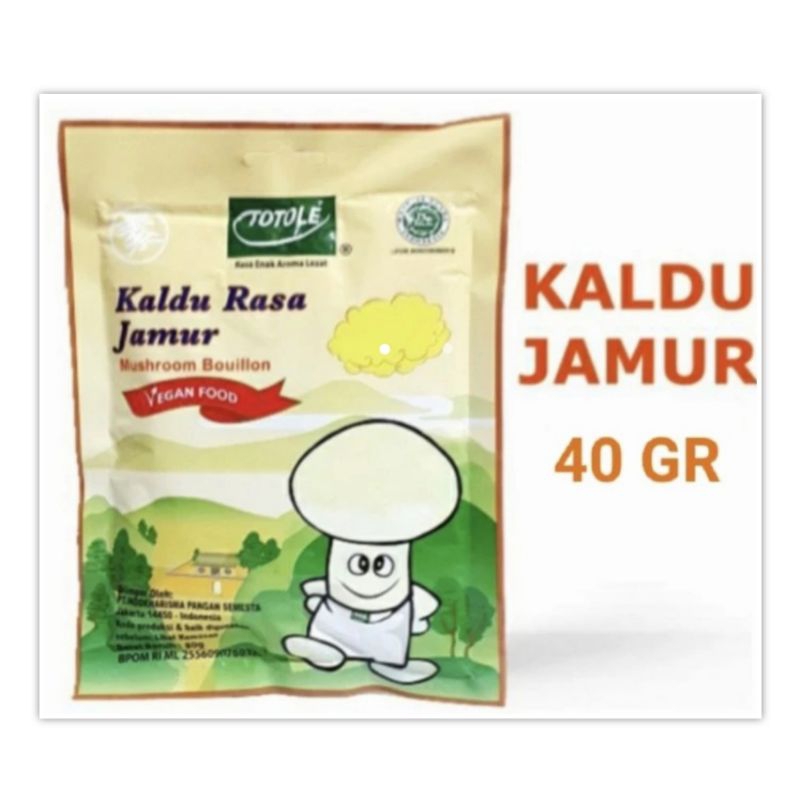 

Totole Kaldu Jamur 40 gr Penyedap Rasa