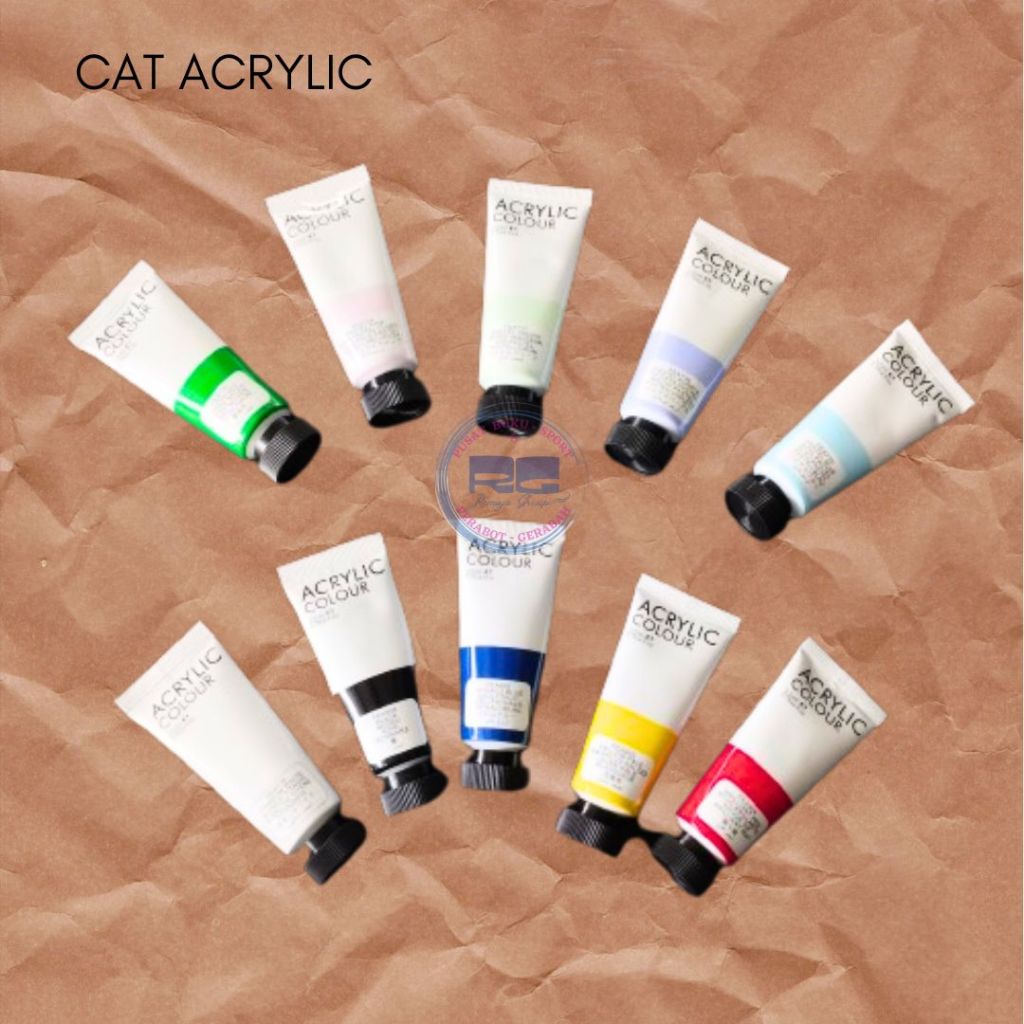 

CAT ACRYLIC COLOUR 10 WARNA