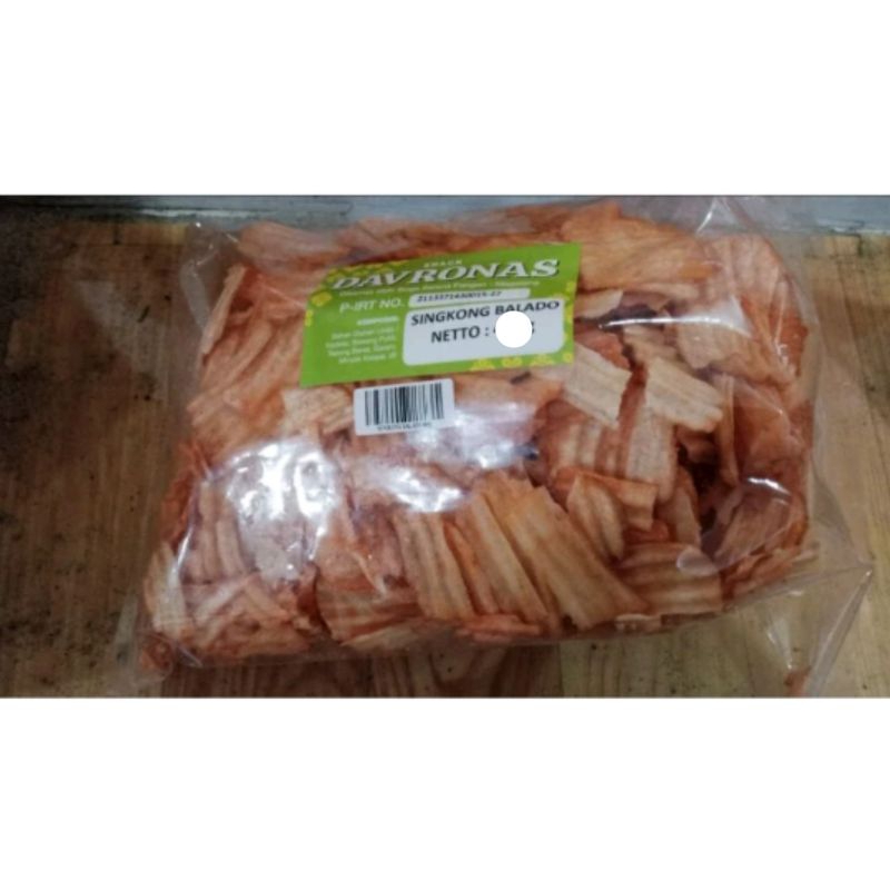 

Singkong Balado Davronas 240 gram / Oleh Oleh Magelang Temanggung Wonosobo Yogyakarta / Keripik Kerupuk Cemilan Snack