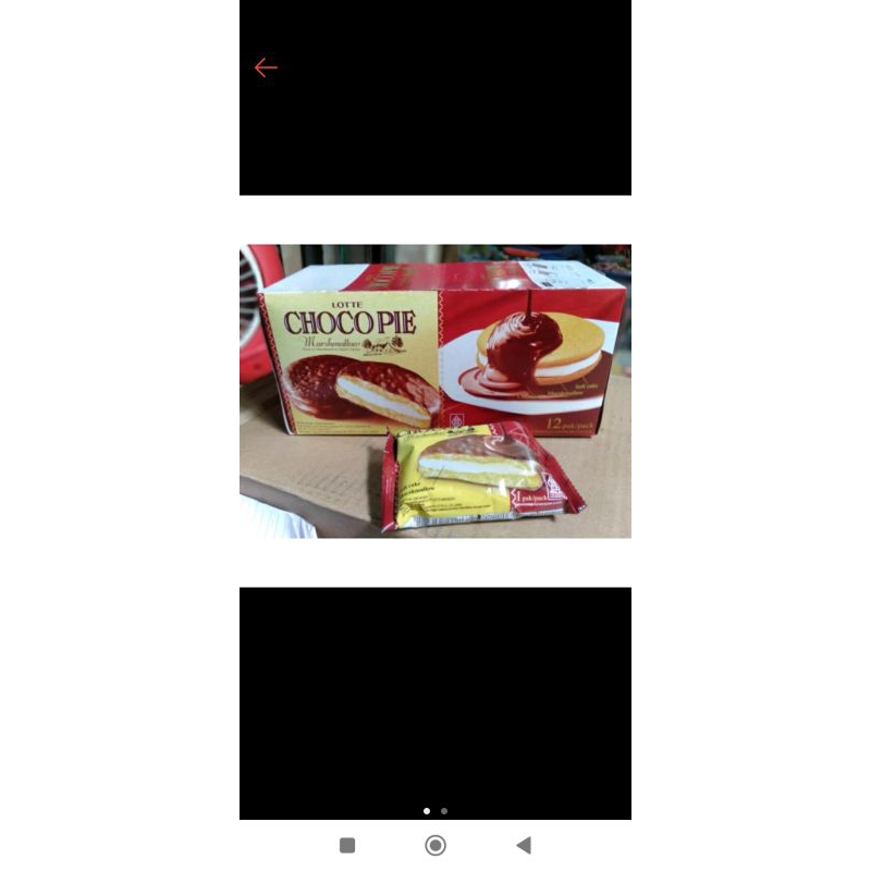 

chocopie isi 12 pcs sekotak