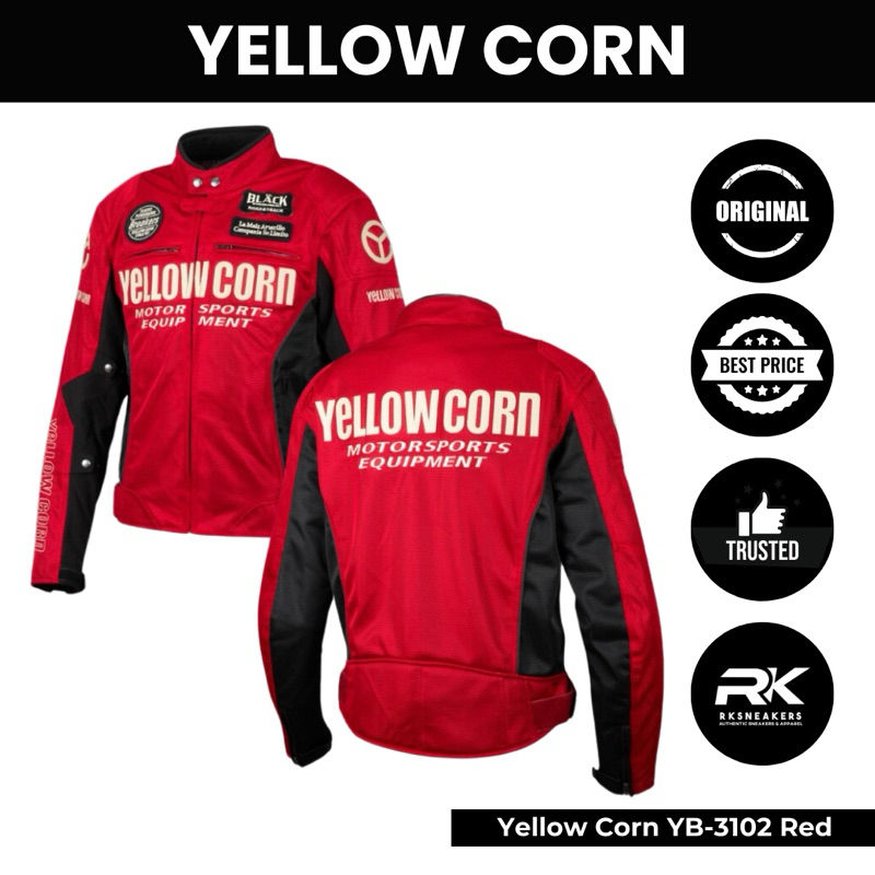 Yellow Corn Jacket YB-3102 Red 100% Authentic