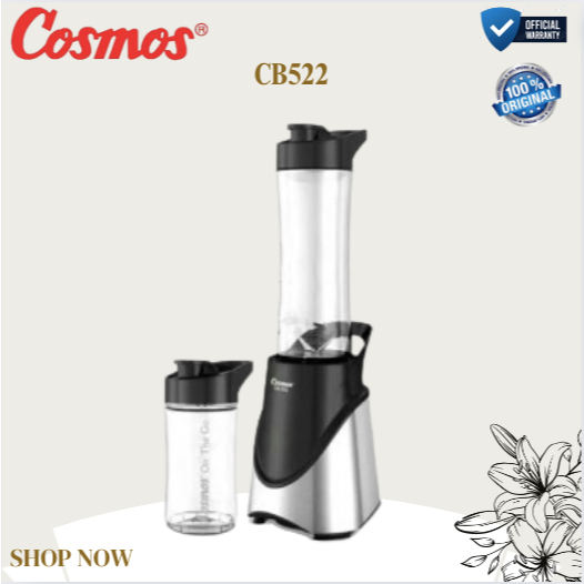 COSMOS BLENDER PORTABLE ON THE GO CB522 500ML/CB-522/CB 522/C-B522/BLENDER PORTABLE ORIGINAL GARANSI