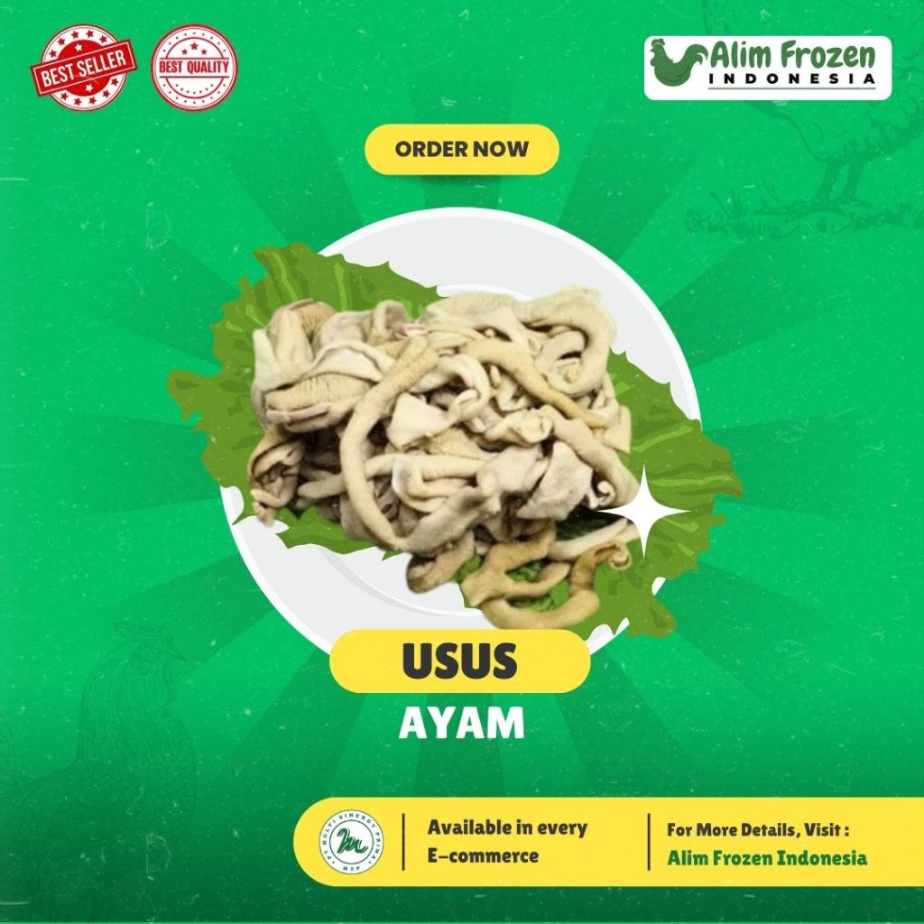 

Usus Ayam (Chicken intestine) _ 1Kg