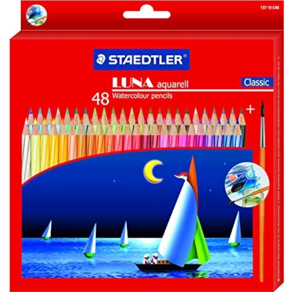 

KODE A58C Pensil Warna Staedtler Luna Watercolour 48 Color
