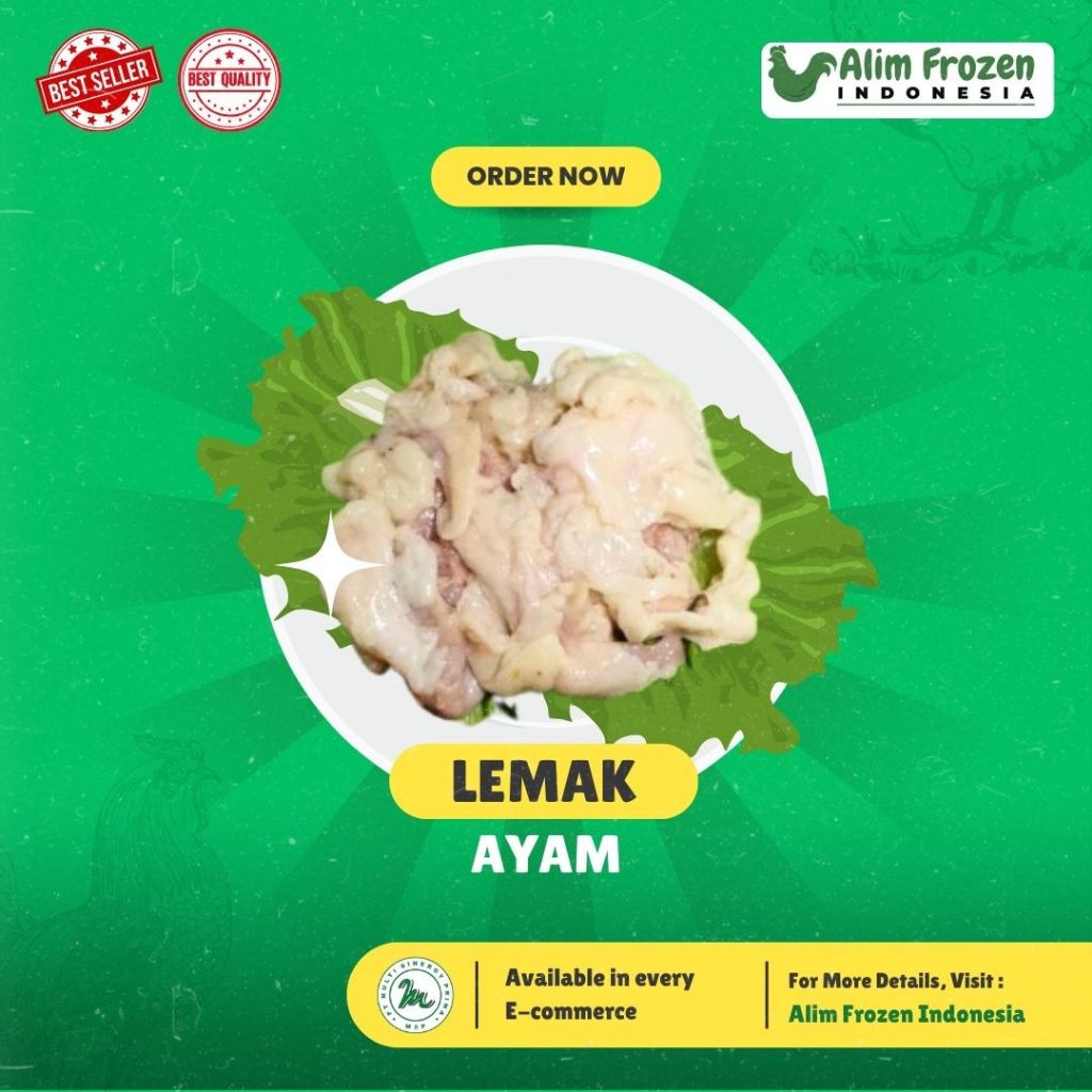 

Lemak Ayam (Fat Chicken) - 1KG
