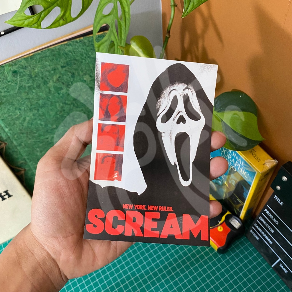 

stiker scream / stiker poster / sticker aesthetic / sticker tumblr / stiker premium / stiker hp / stiker laptop / stiker helm / stiker tahan air