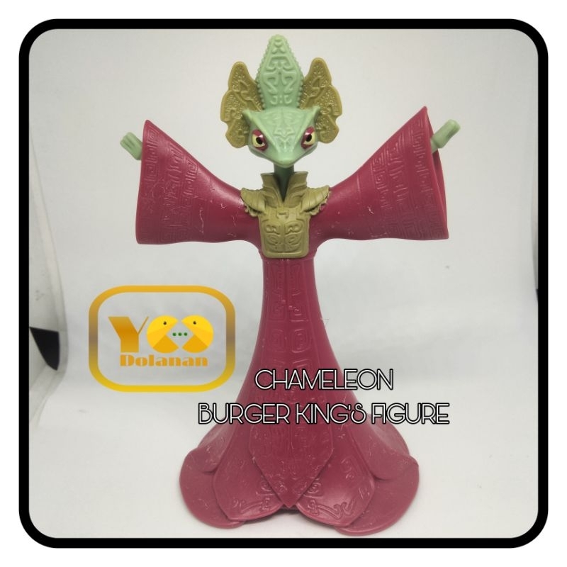 CHAMELEON - KUNGFU PANDA 4 FIGURE SET BURGER KING'S